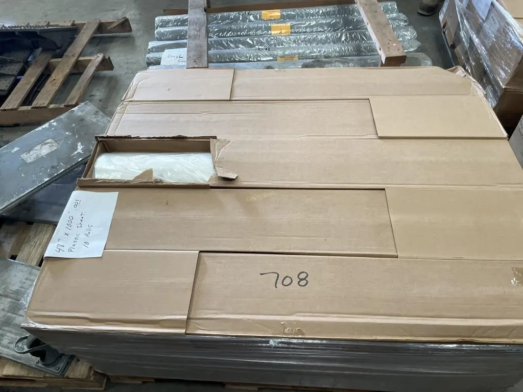 10 rolls 48"x1000' plastic sheeting