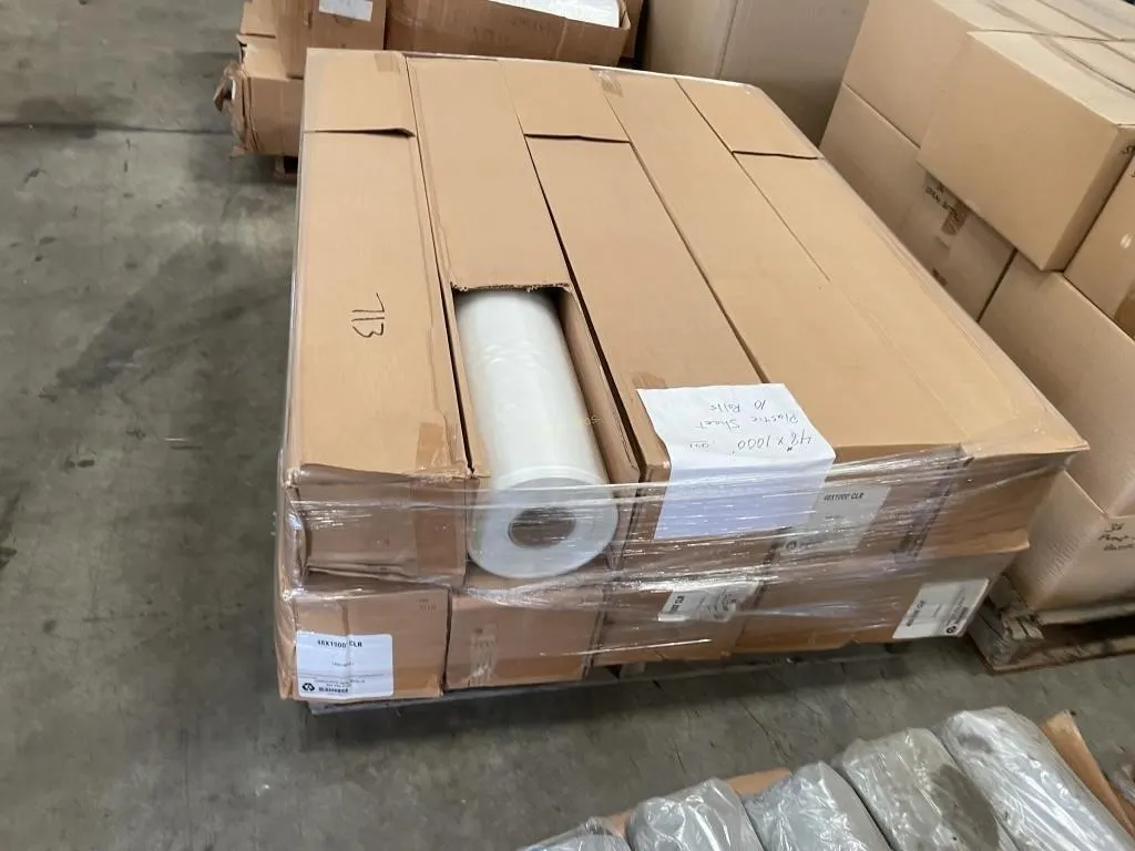 10 rolls 48"x1000' plastic sheeting
