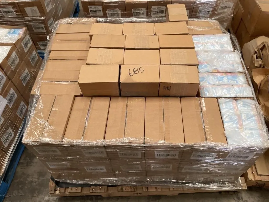 Pallet of quick shape plastic canvas