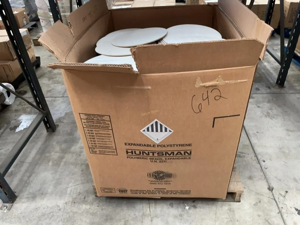 tote of craft wood circles