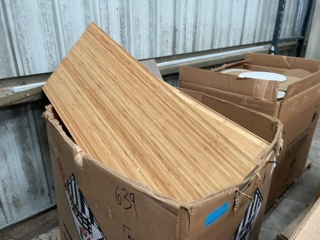 wood shelves