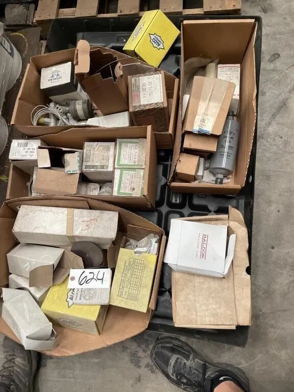 Baldor parts, flanges, thermostats, etc