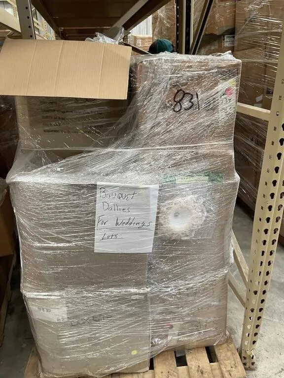Pallet of Bouquet Dollies