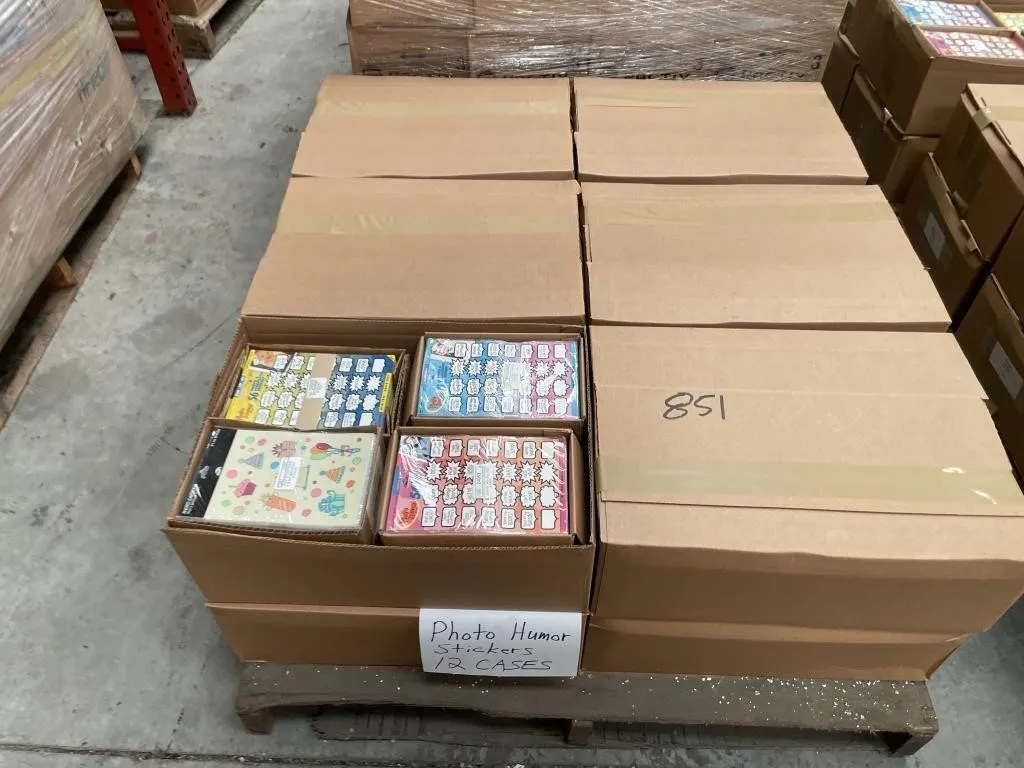 (12) Cases of Stickers