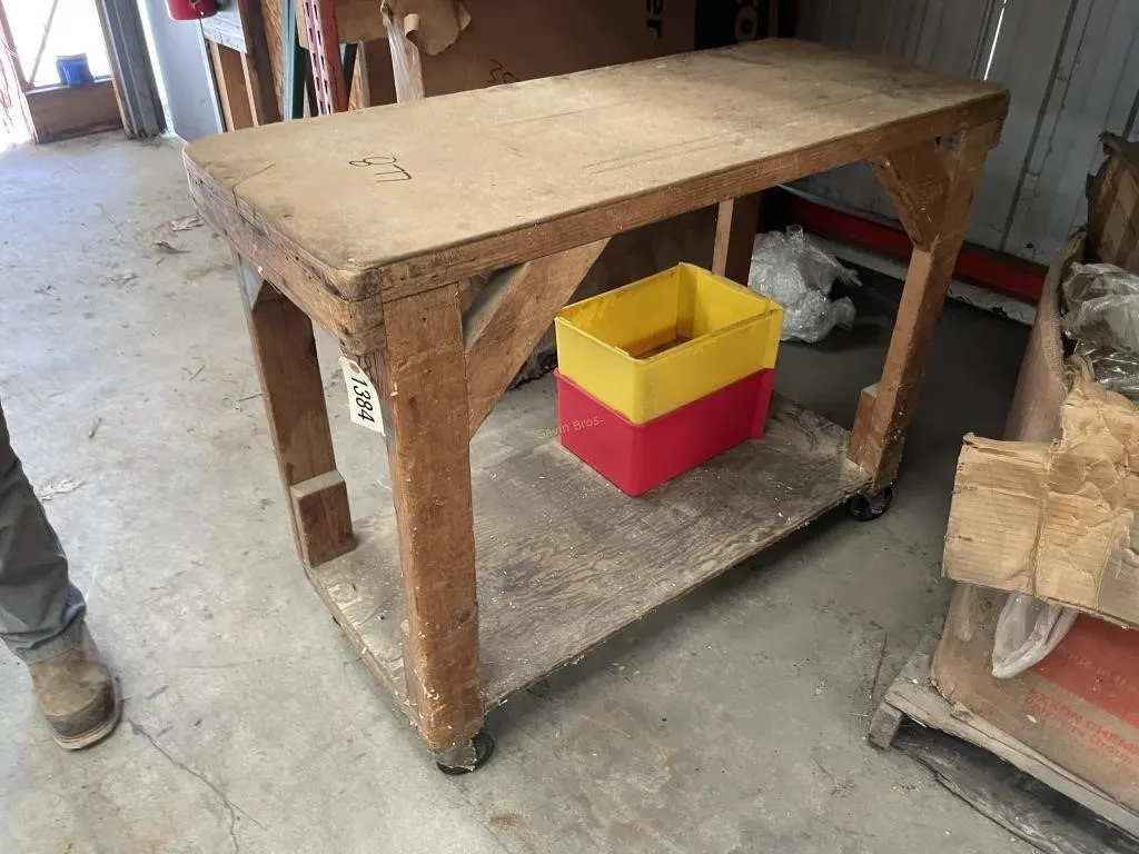 Rolling Wood Cart