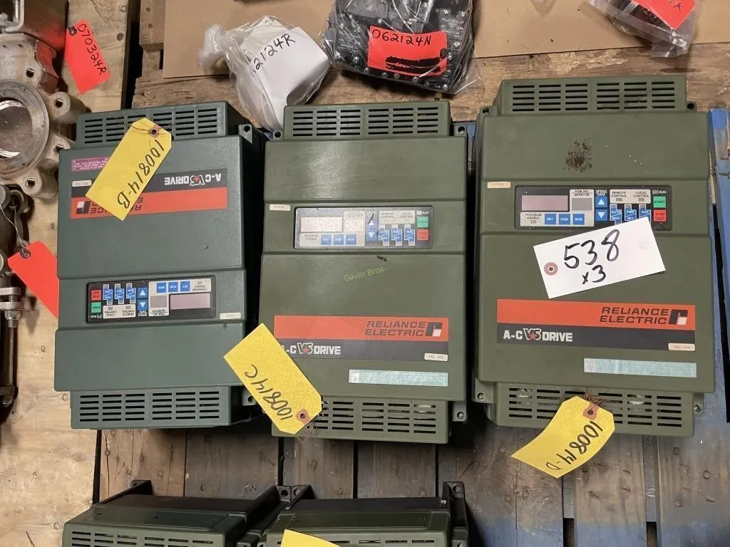 (3) Reliance Electric A-C VS Drive