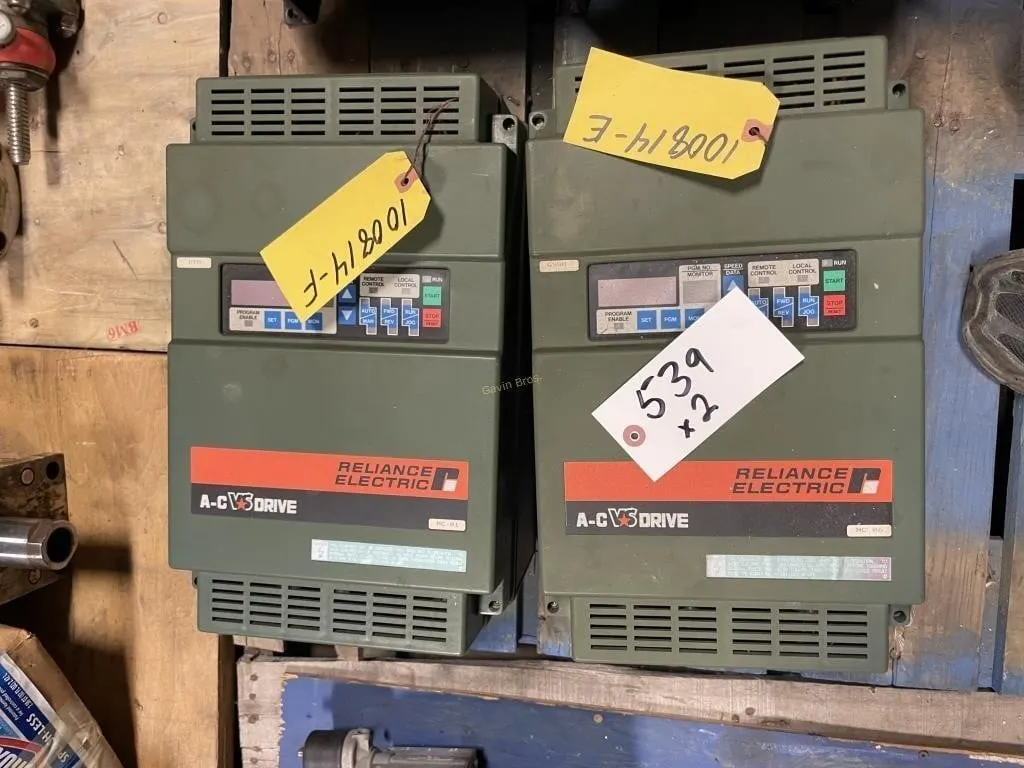 (2) Reliance Electric A-C VS Drive