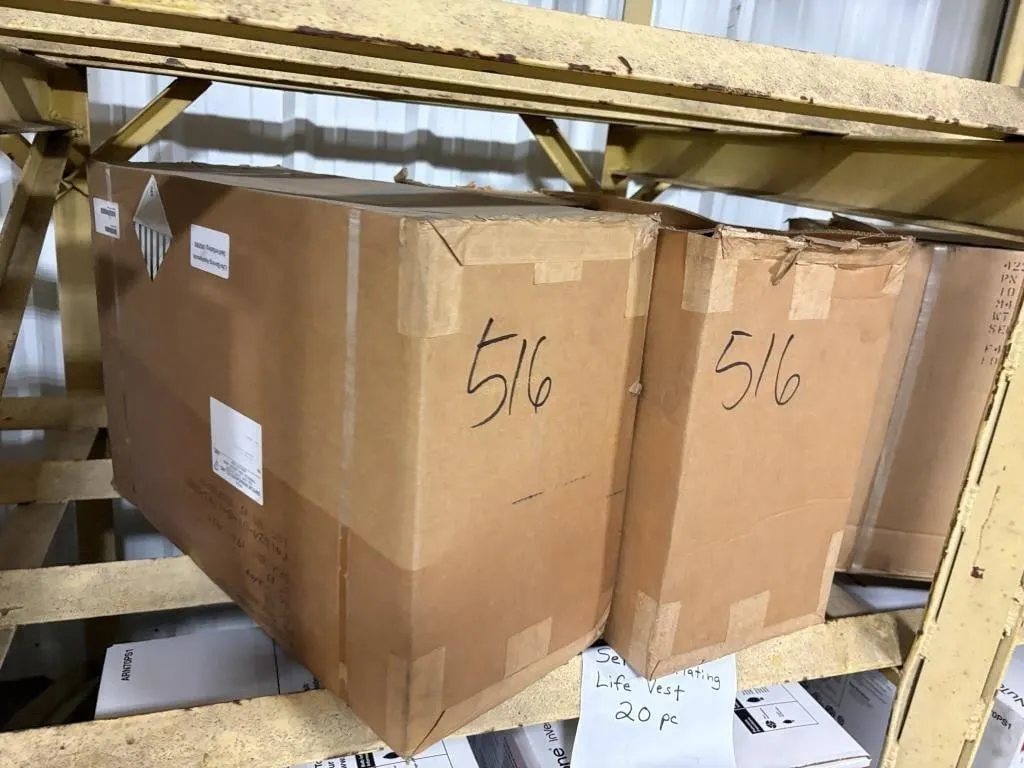 Government Surplus Self Inflating Life Vests