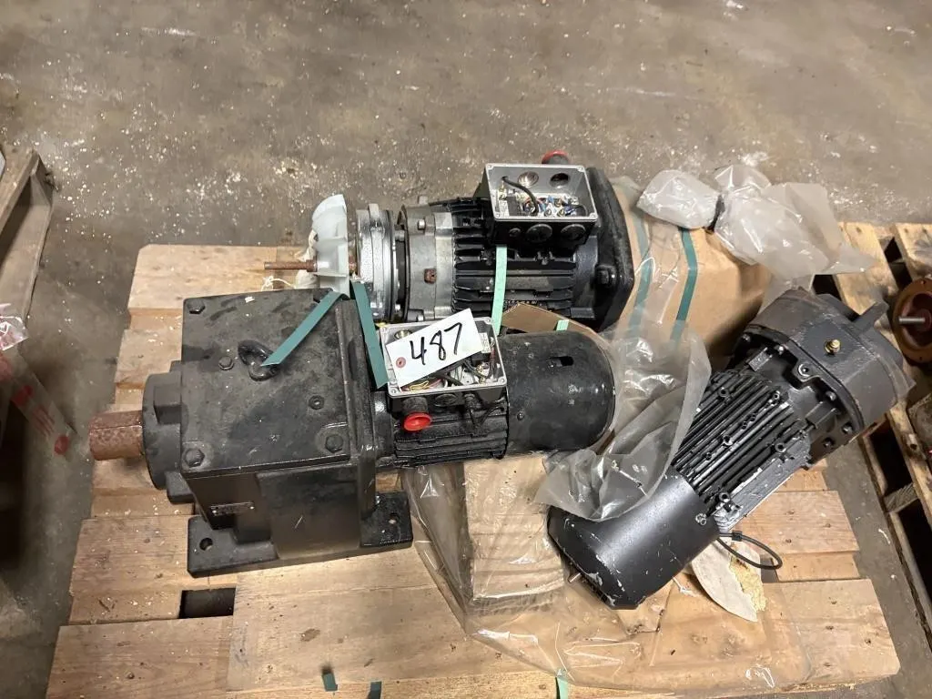(3) Large Gear Boxes - New