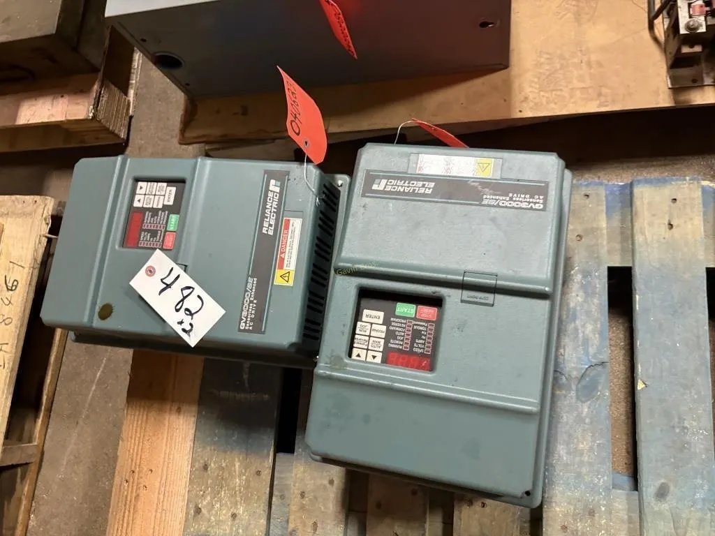(2) Reliance Electric GV3000 Controllers