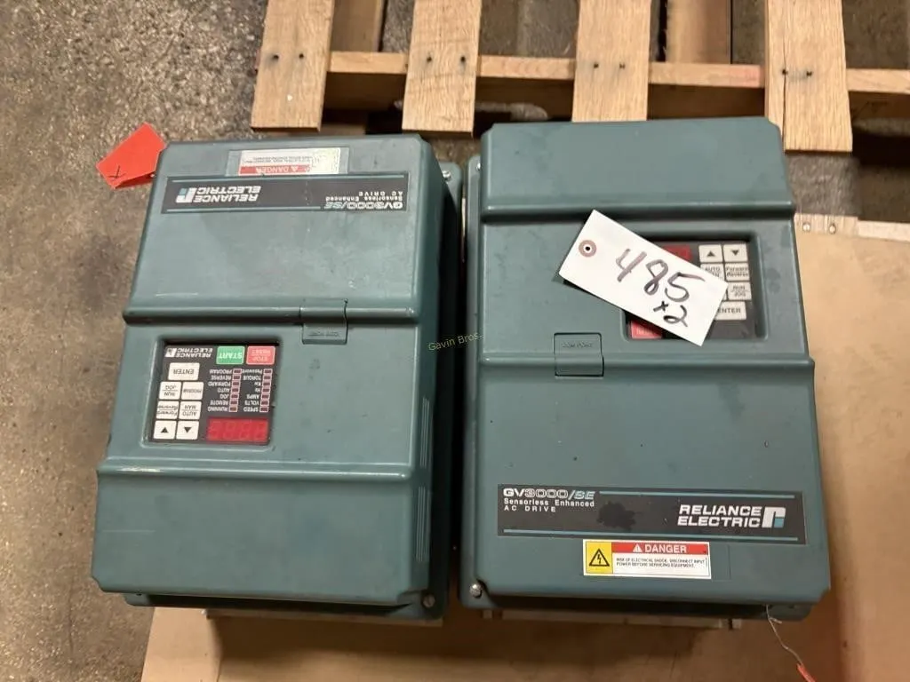 (2) Reliance Electric GV3000 Controllers