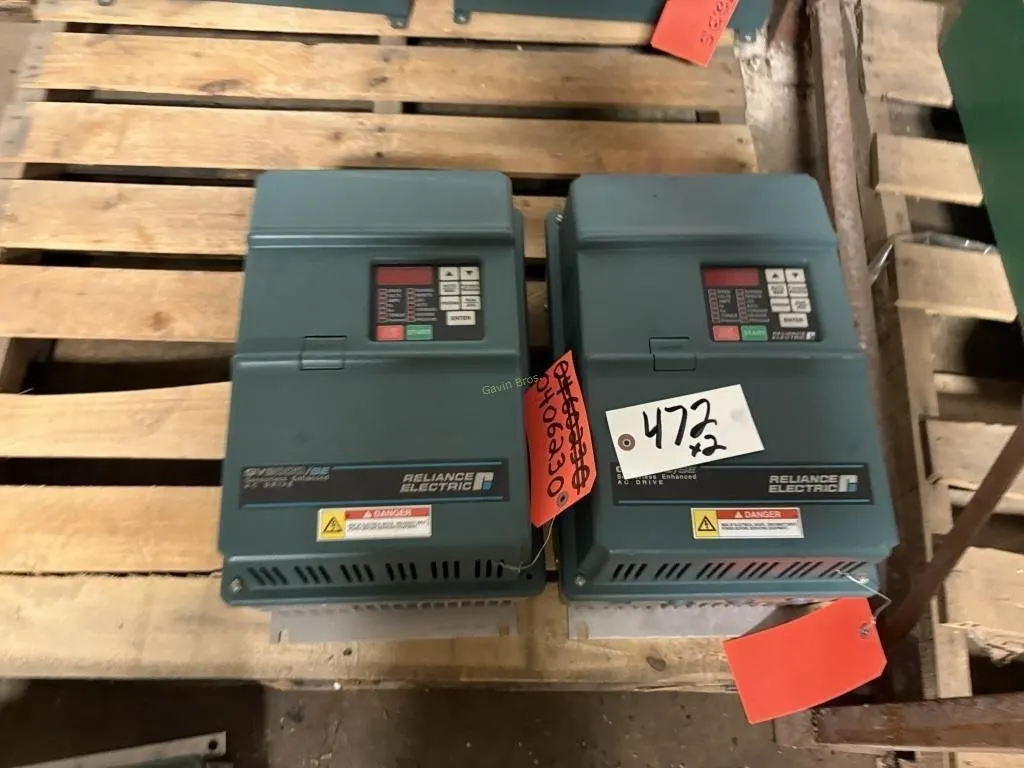 (2) Reliance Electric GV3000 Controllers