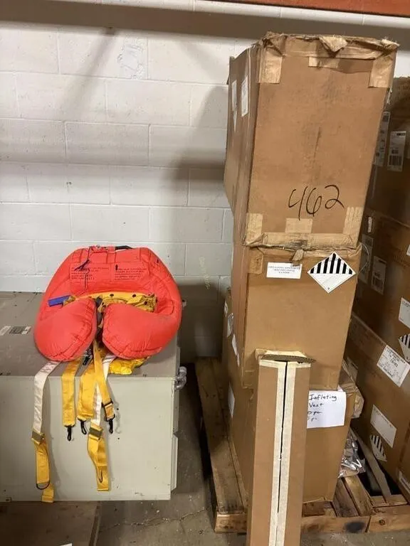 Government Surplus Self Inflating Life Vests