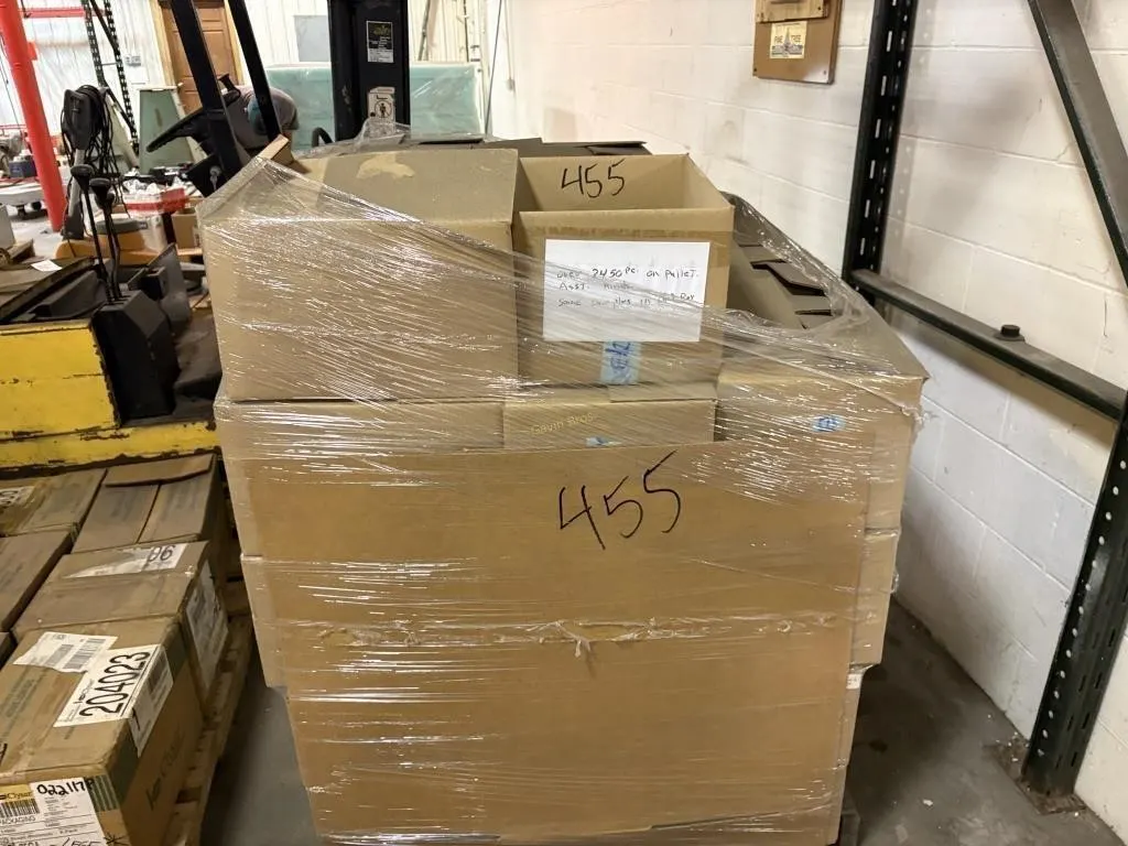 Pallet of Wedding Supplies