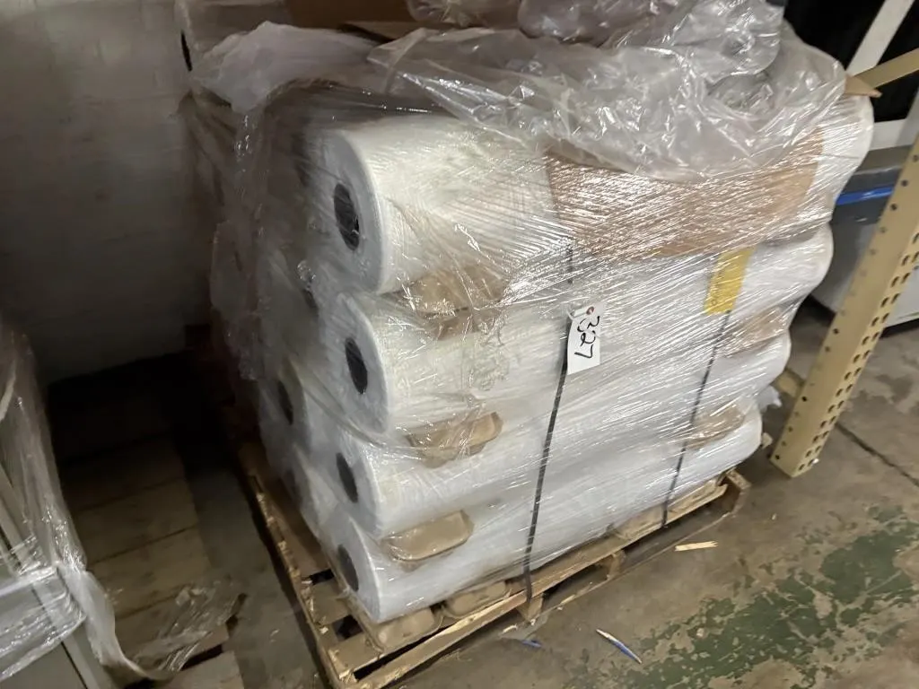 (19) Rolls 36" x 66" Plastic Bags