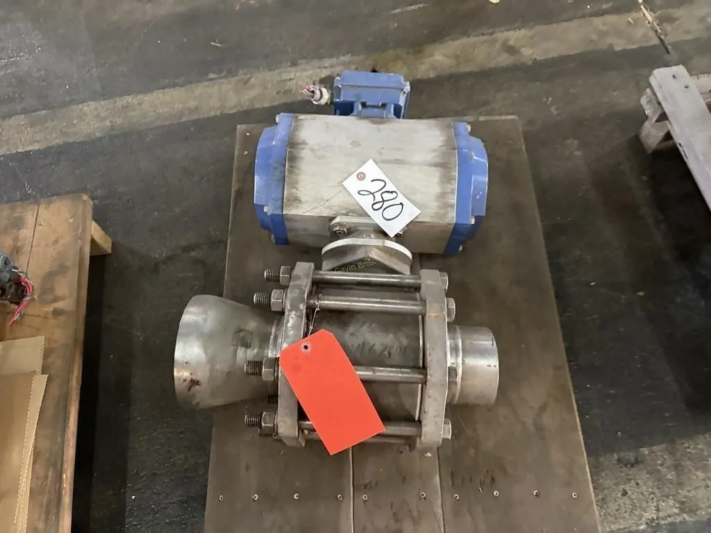 Stainless Butterfly Valve w/opener
