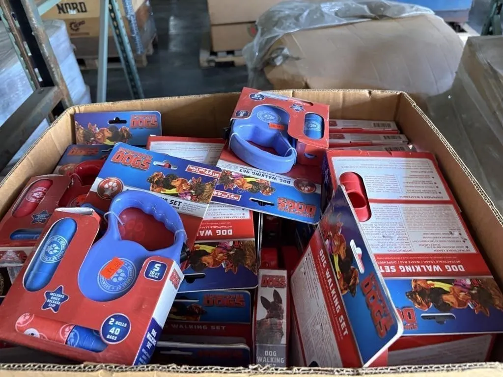 Box of Dog Leashes
