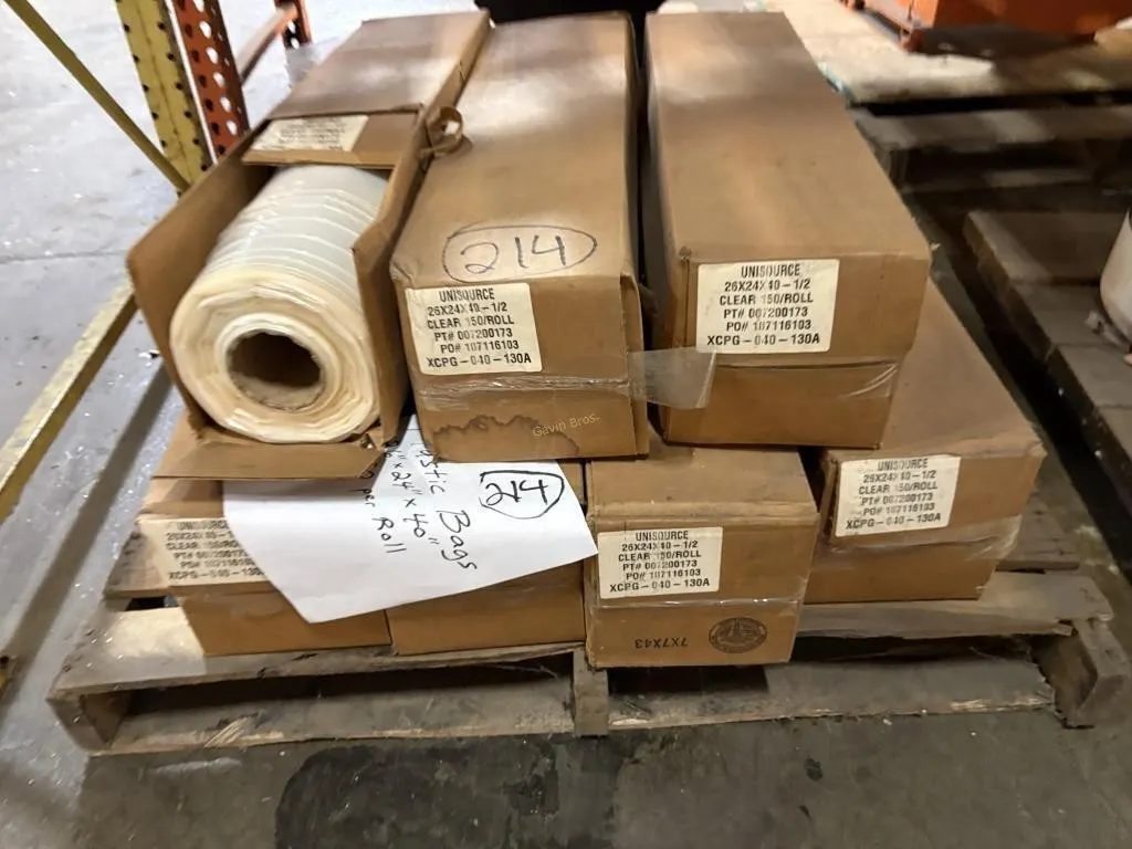 (7) Rolls of Plastic Bags