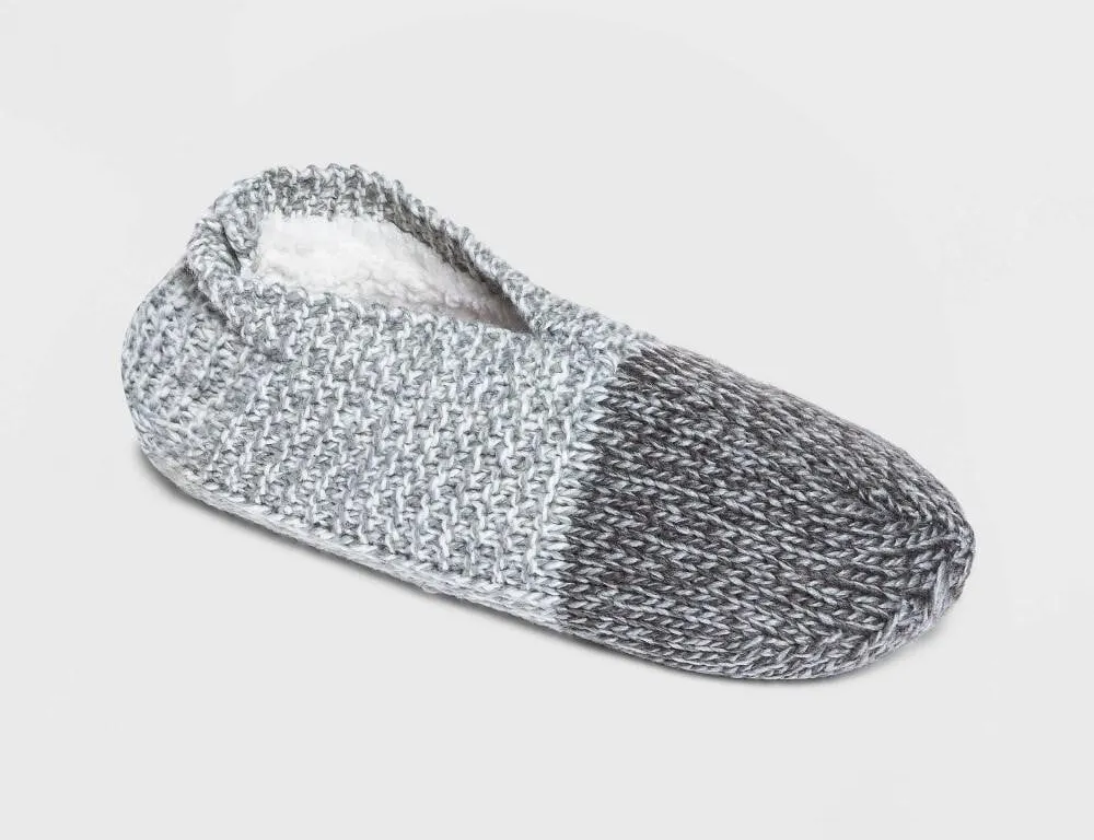 New (S/M) Women's Marled Slipper Socks - Stars...