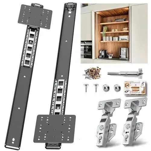 New $75 (20") Sliding Hidden Door Track: Pocket...