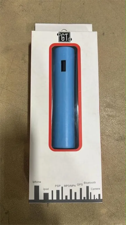 NEW (5V) GT branded power bank stick in blue
