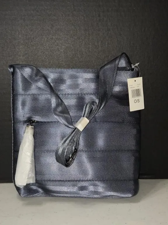 NWT MarlaWynne Woven Webbing Tassel Crossbody