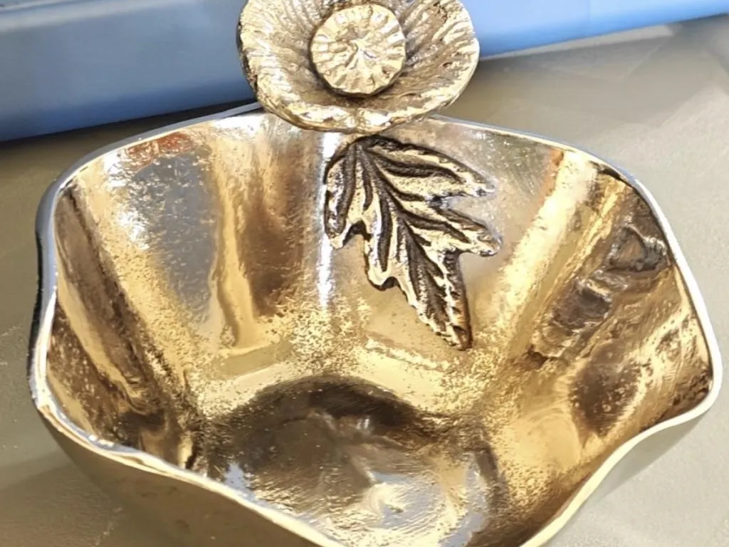 NEW Macy's Star Home Juliet Metal Tidbit Bowl