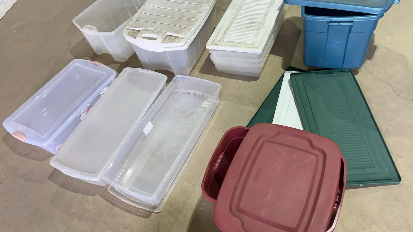 Assorted Underbed Tote Boxes