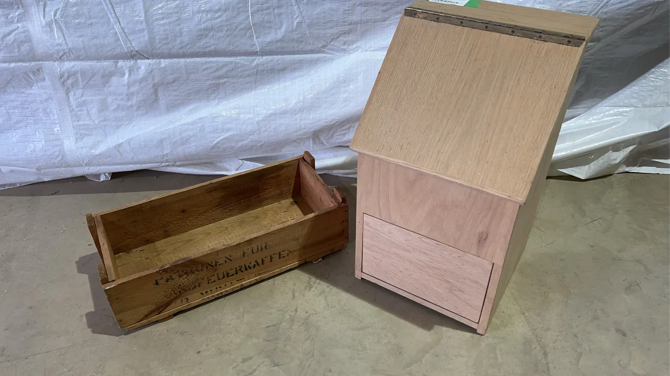 Potato/ Onion Oak Bin