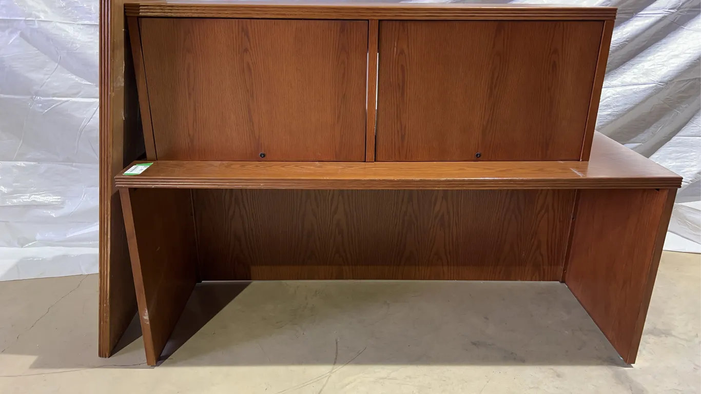 Oak File Cabinets & Desk