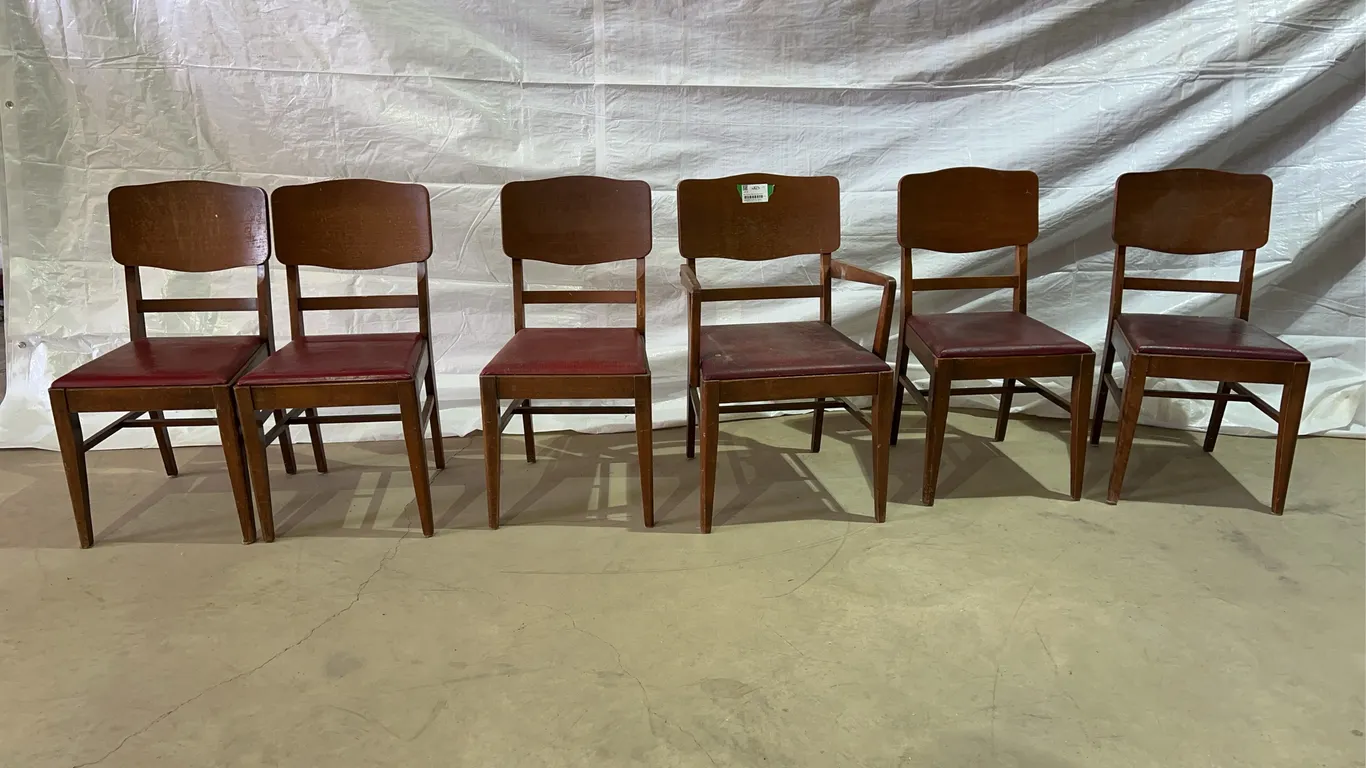 Mid Century Modern Oak Chairs