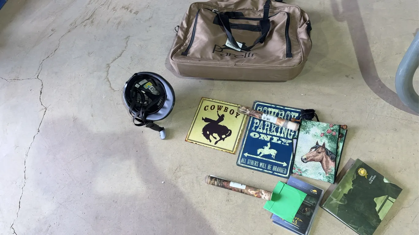 Parelli Rope Bag & Riding Helmet