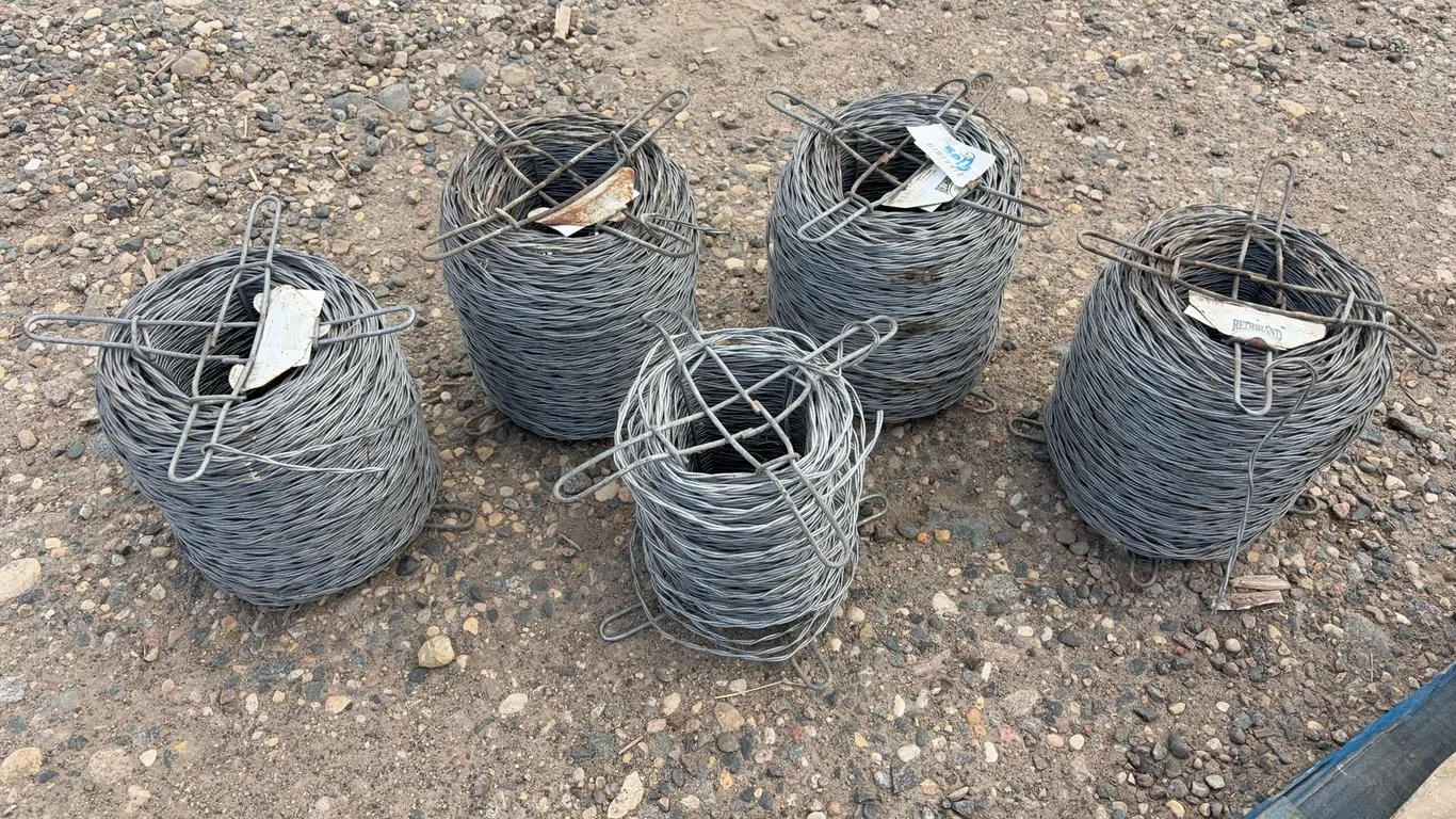 Rolls Of Barbless Fencing Wire
