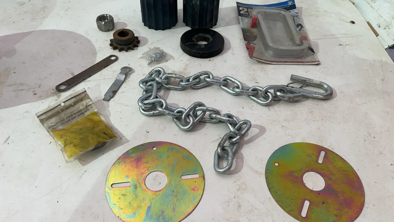 Pail Of 2 Flexicoil Air Seeder Segments & Parts