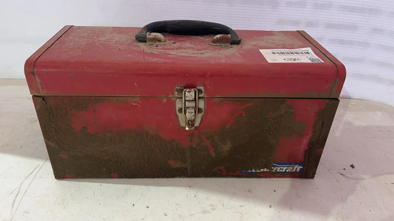 Red Tool Box W/Wrenches