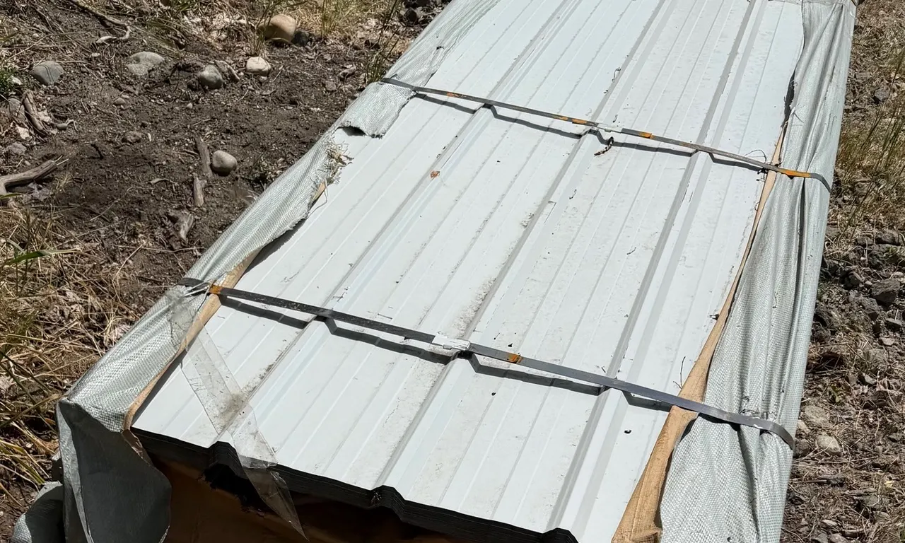 SKLP SK-XH50 Structural Steel Siding Roofing Sheets (Qty 50) WHITE~New!