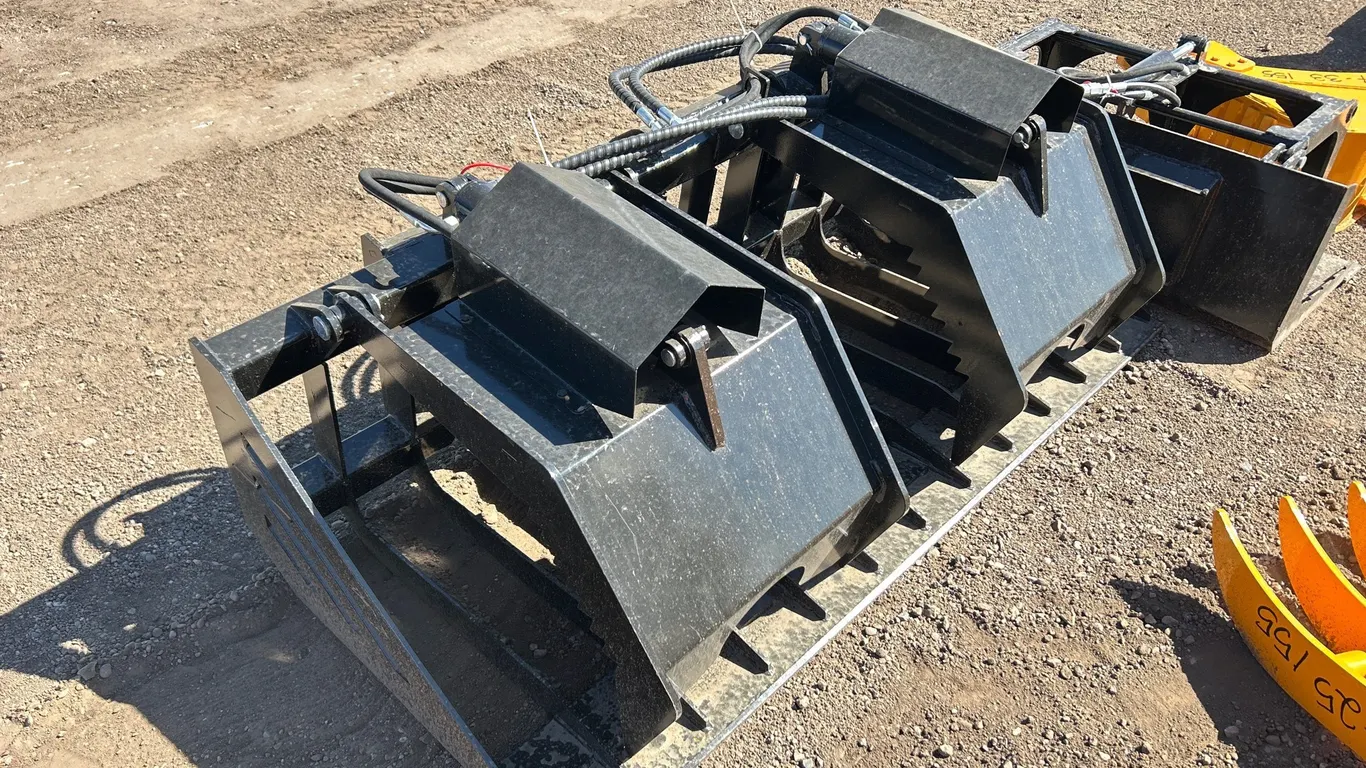 New! 2026 GY-HWG72C 72 Skid Steer Rock Grapple Bucket