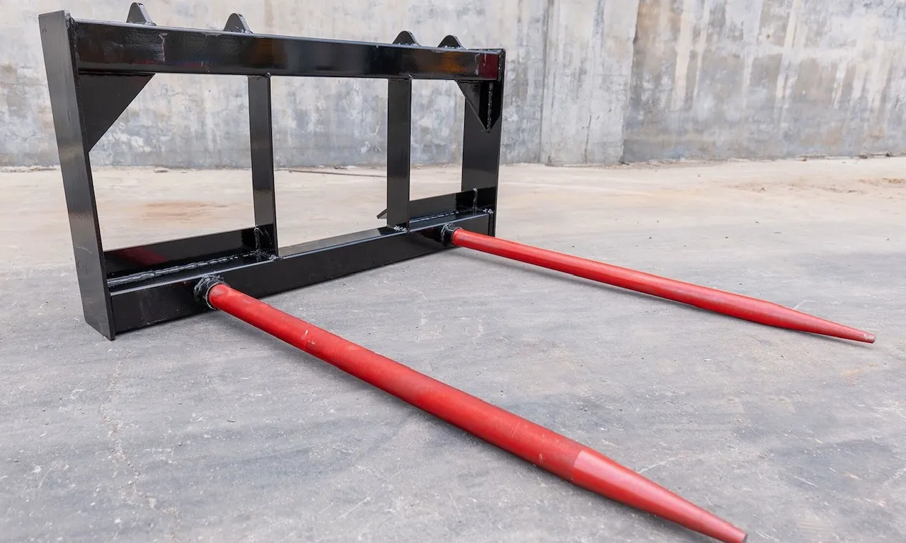 GIYI GY-BF47C 47 in Skid Steer Bale Forks Skid Steer Bale Spear ~New!