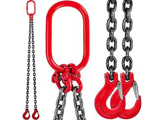Double Leg Lifting Chain Sling with hooks QTY 1
