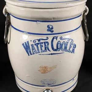 2 GAL RED WING STONEWARE WATER COOLER CROCK