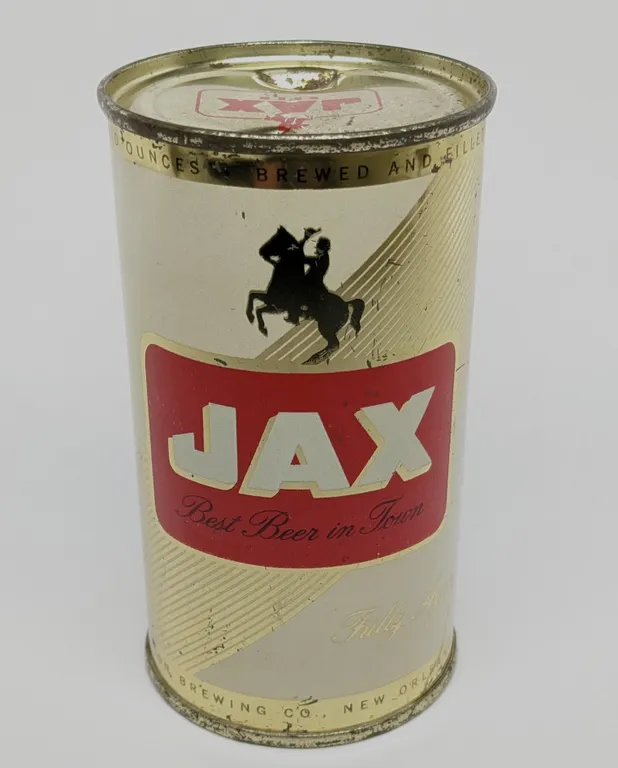 FLAT TOP BEER CAN JAX JACKSON BREWING NEW ORLEANS LOUISIANA