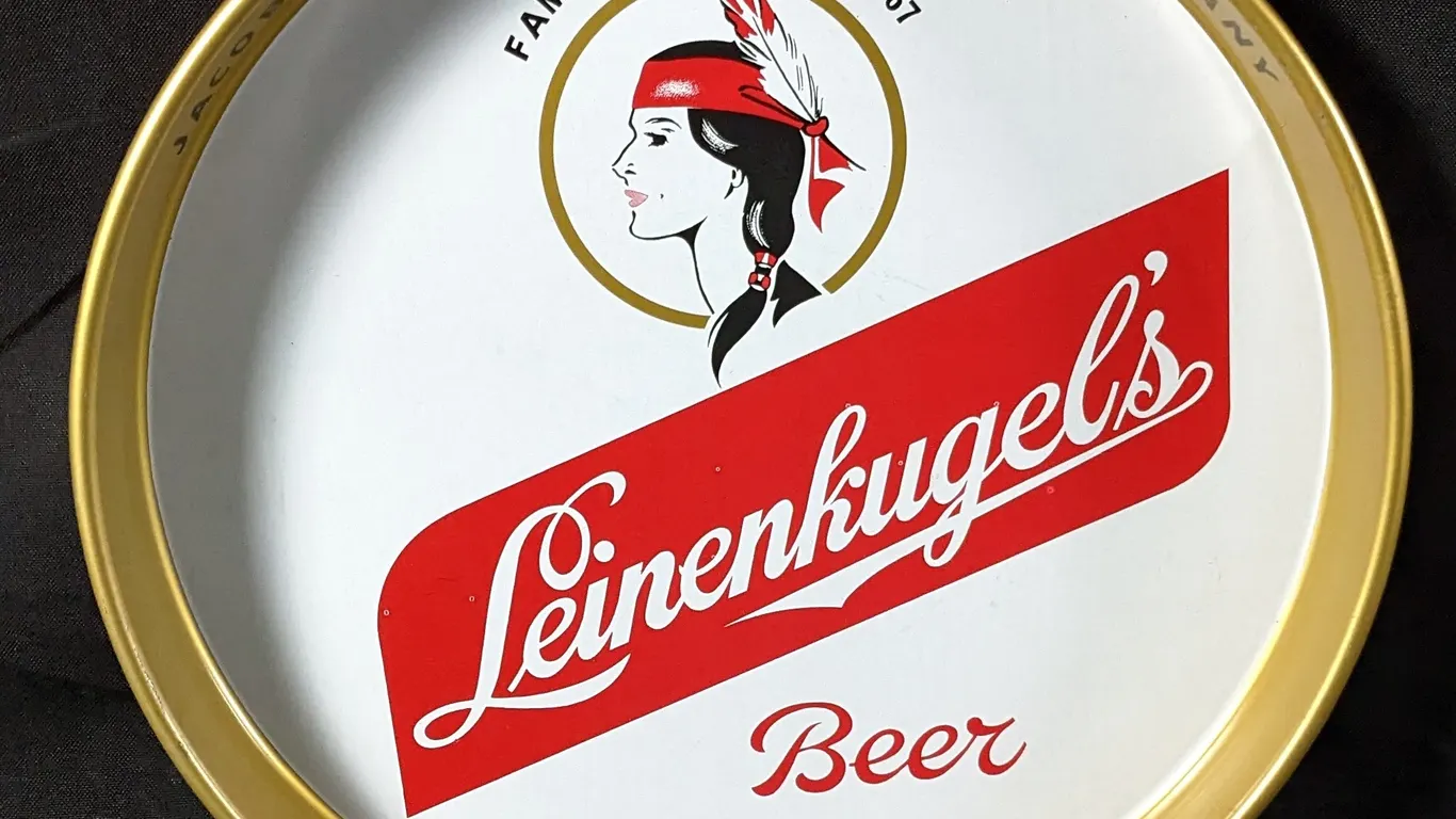 BEER TRAY LEINENKUGELS BEER CHIPPEWA FALLS WISCONSIN