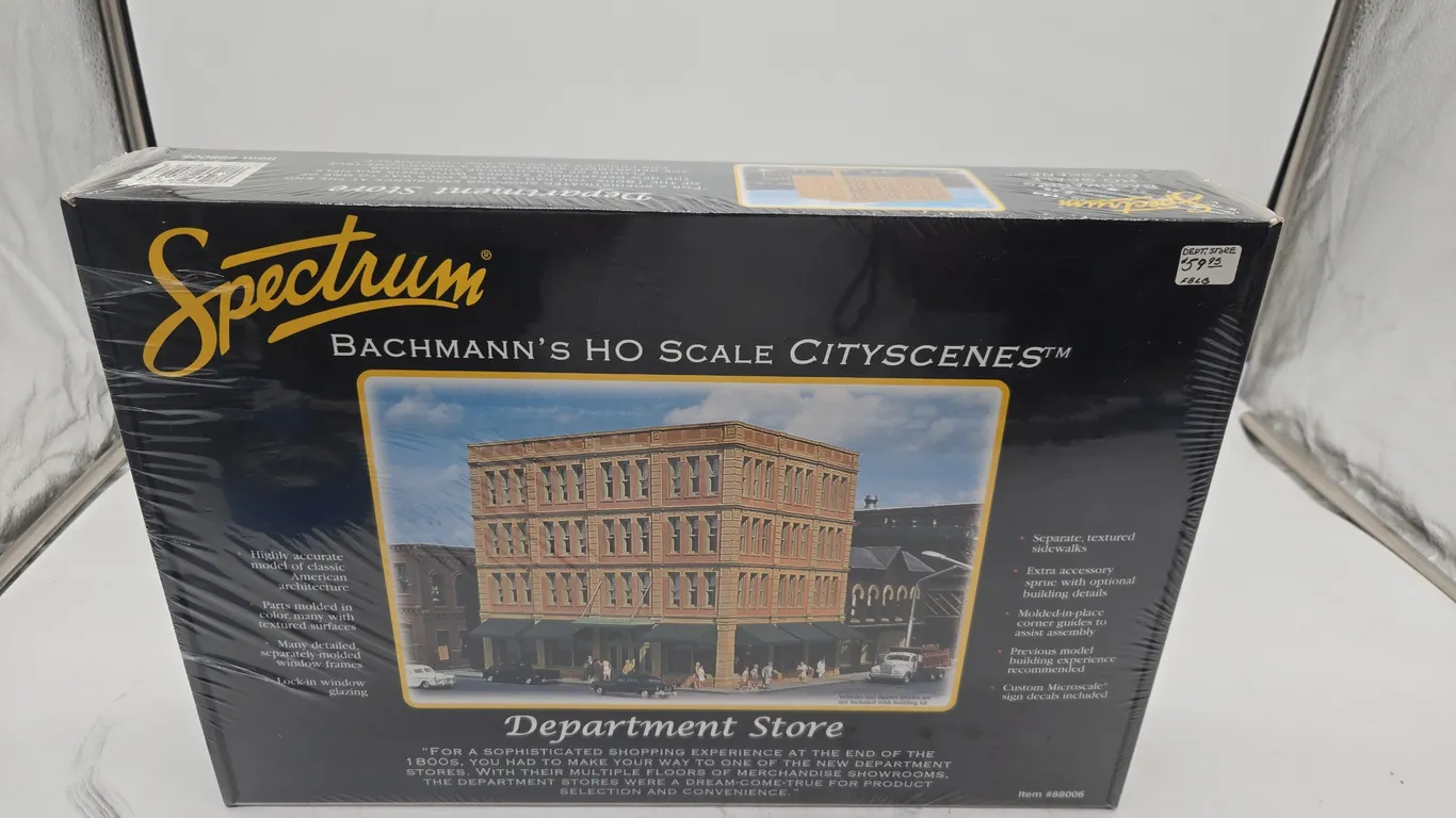 Vintage spectrum. Bachman's h* scale city scenes department store new inbox.