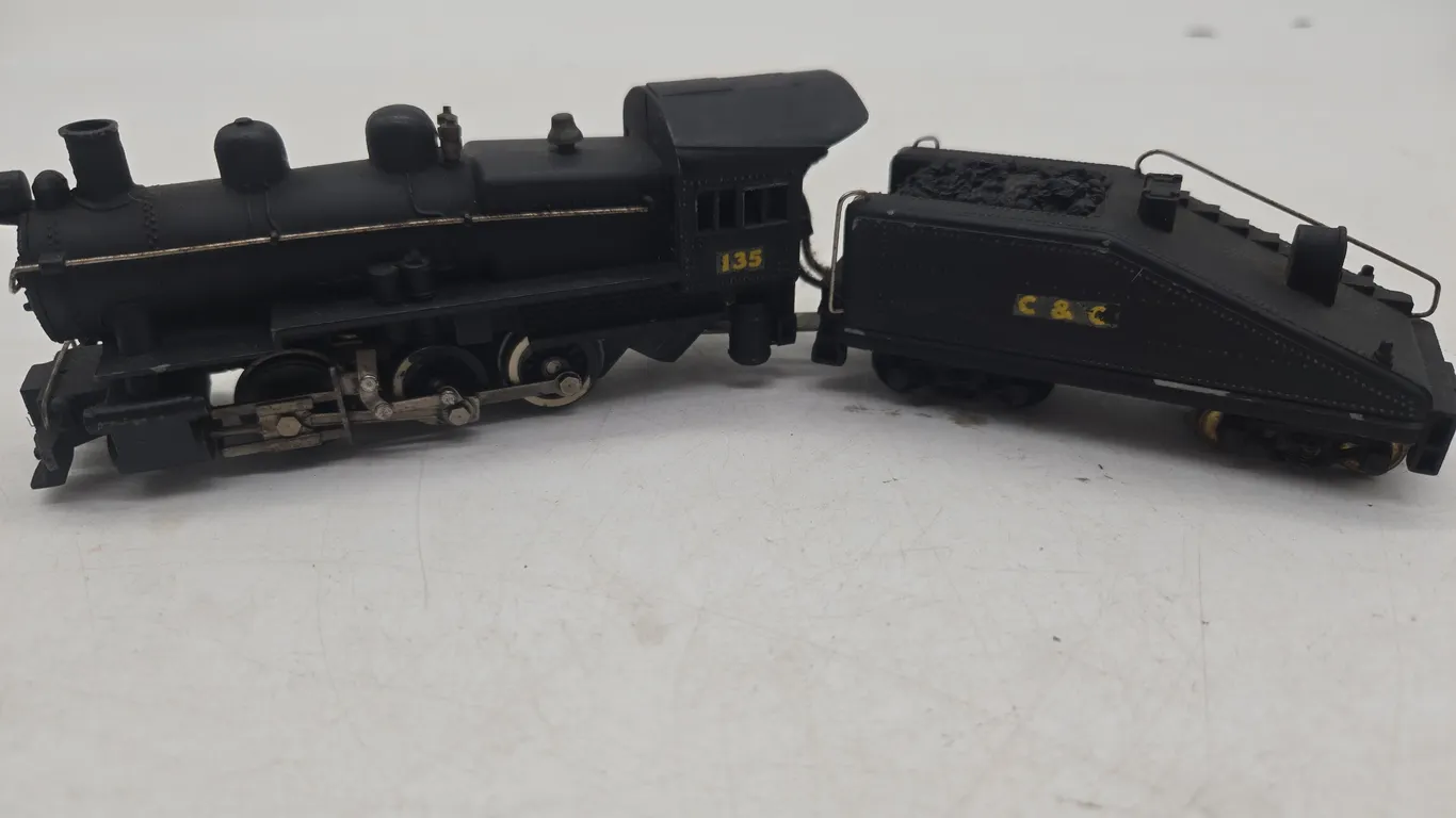 Vintage american flyer steam locomotive and tinder