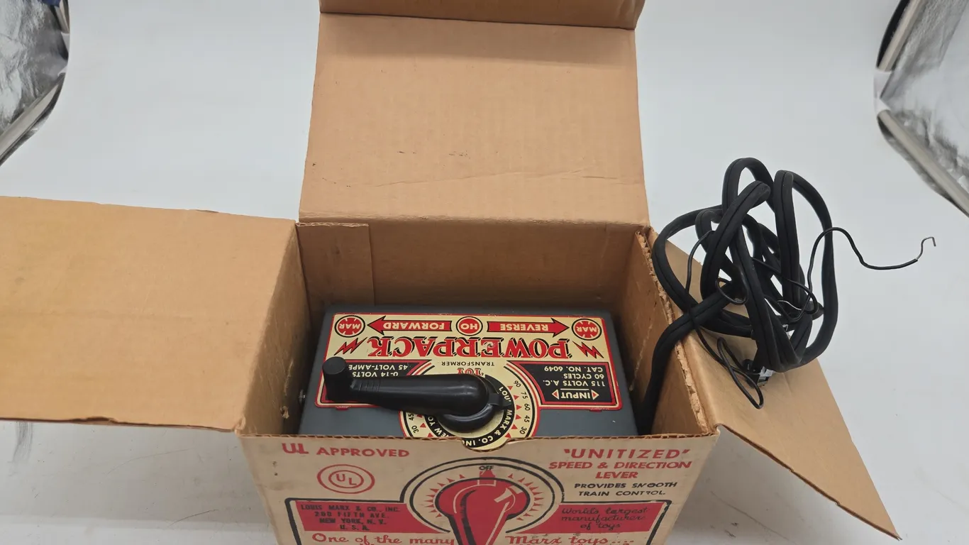 Vintage marxs h o transformer in original box