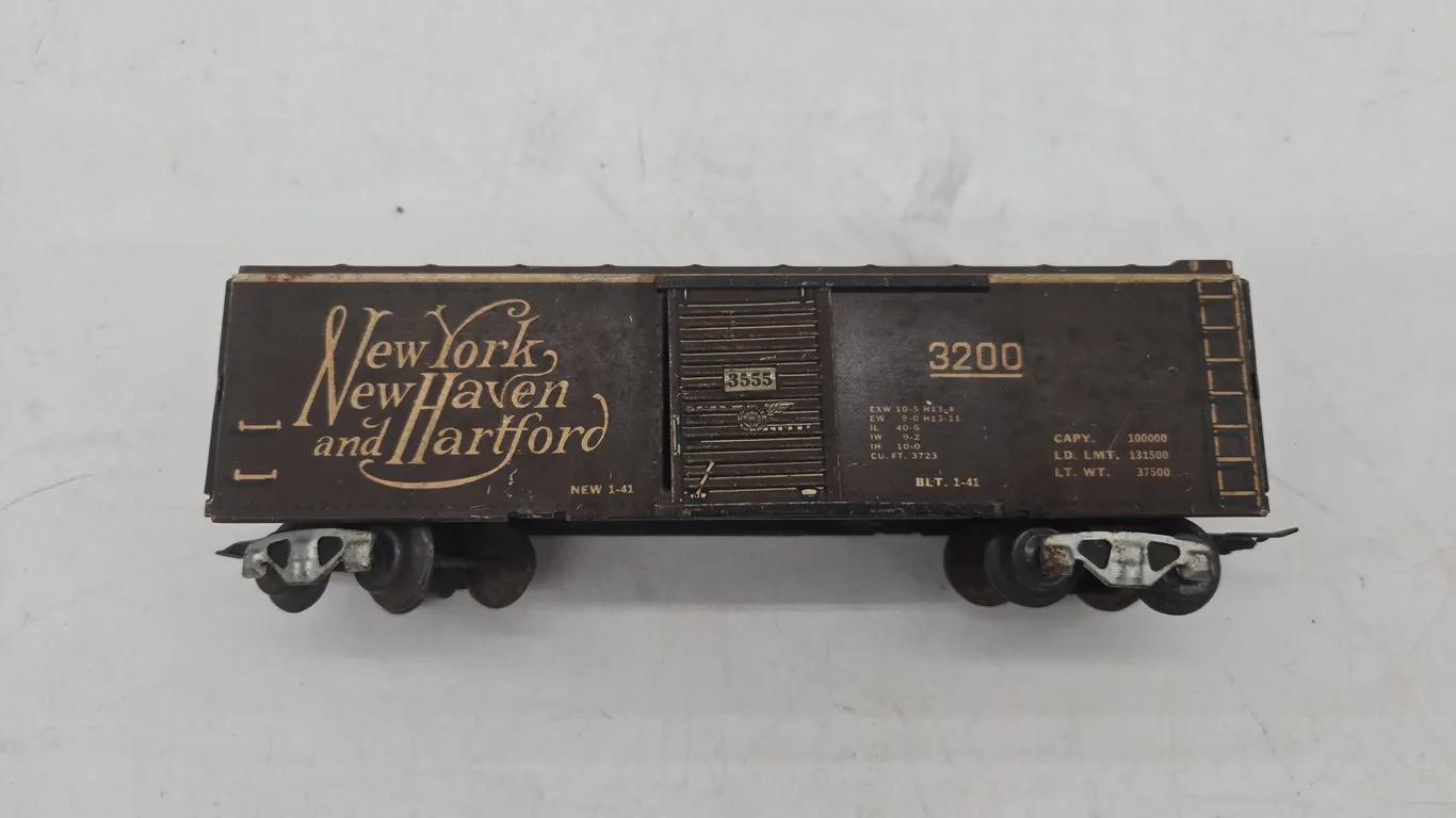Vintage marxs, new york, new haven and hartford box car