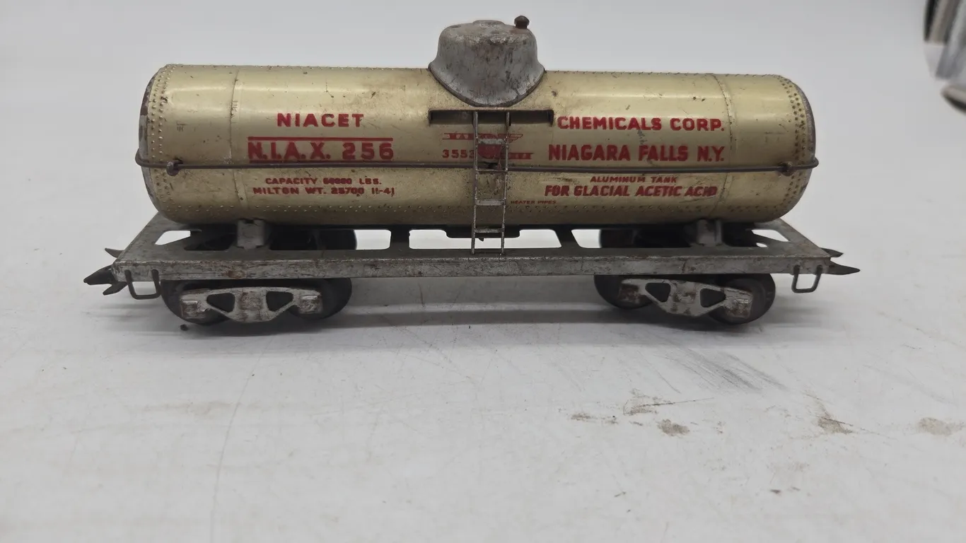 Vintage marxs chemical tanker car