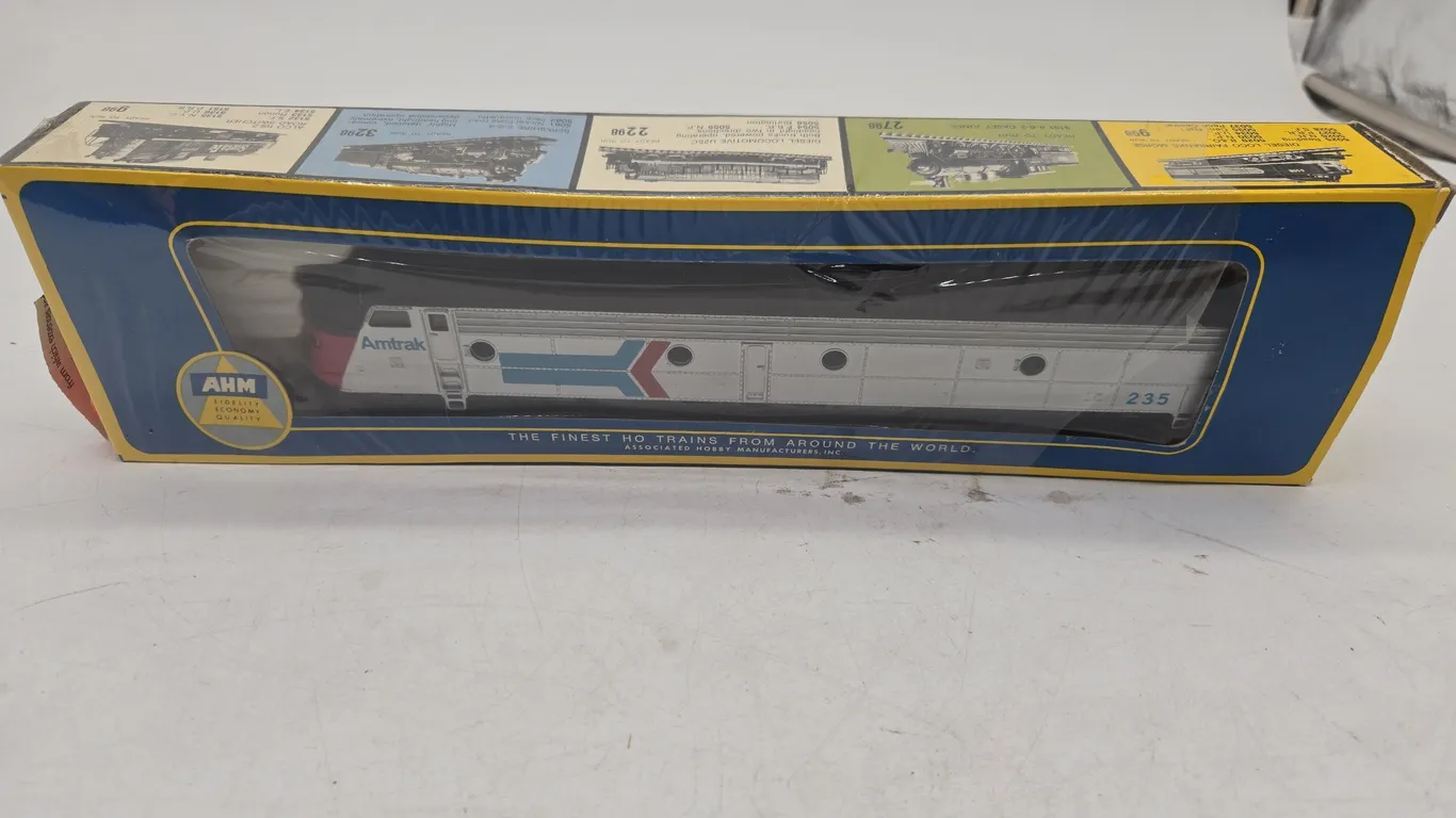 Vintage, a h m brand amtrak g m.Diesel locomotive new inbox