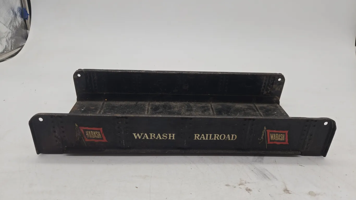 Vintage marxs metal wall bash railroad girder bridge.