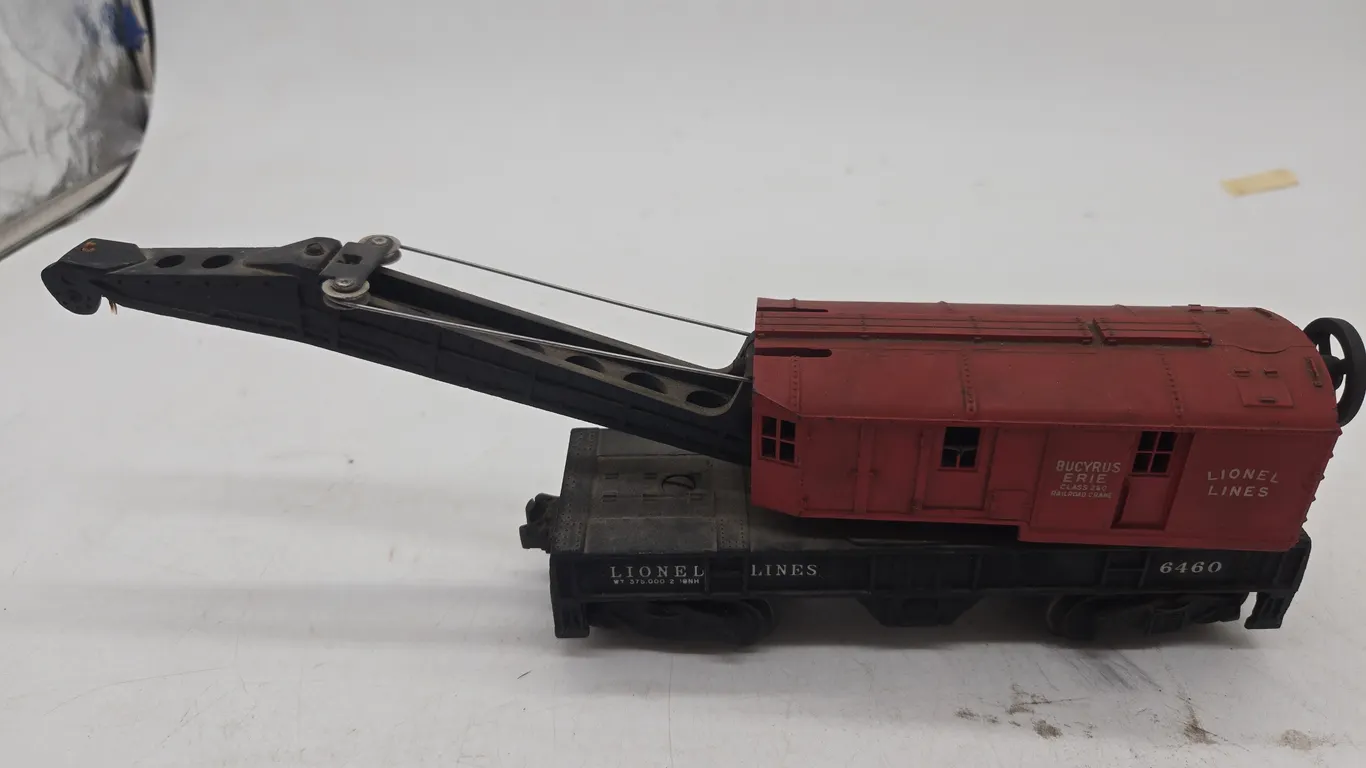 Vintage lionel lines, buy cyrus erie crane, car number 6460